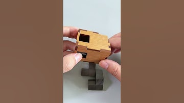 Can you fit three pieces into the box?#Puzzles #IQ #iqtest