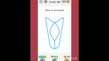 Braindom level 163 Draw in one touch
