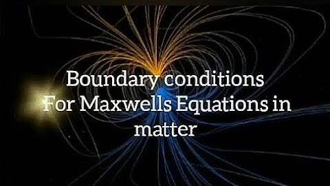 ED7: Boundary conditions for Maxwell