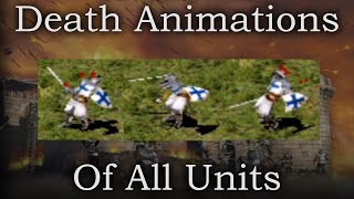 Death Animations Of All Units | Stronghold Crusader