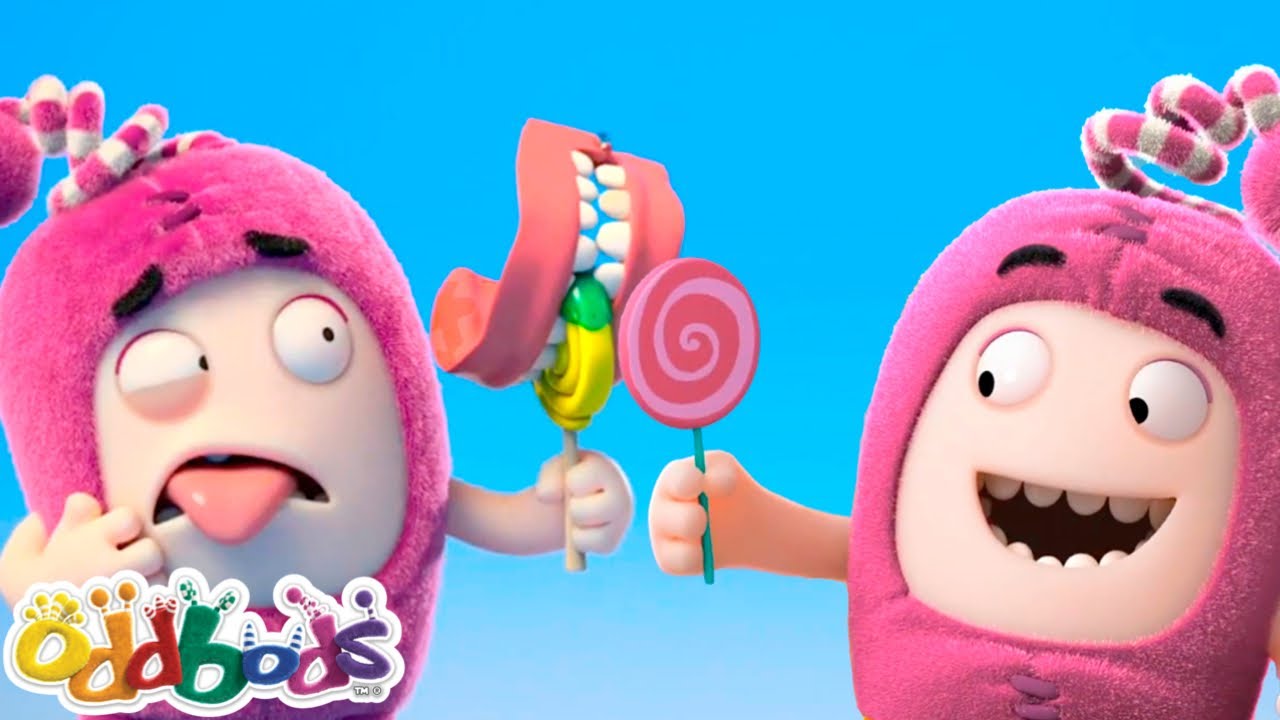 ODDBODS Eat All Treats In Candyland Cartoons For Kids YouTube