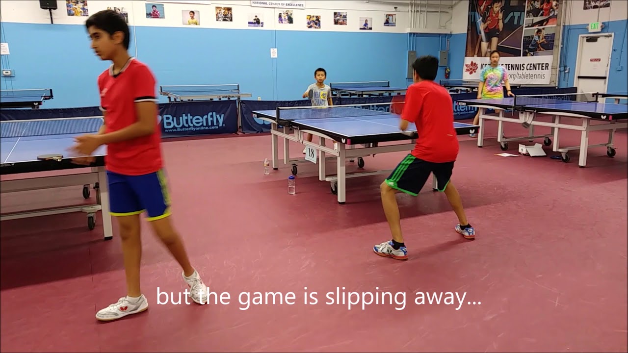 Xian-yao (1251) vs Rohan (1108), a little table tennis drama