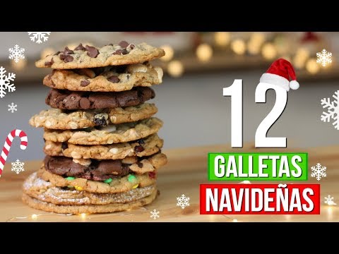 Video: Galletas Navideñas Con Chispas De Chocolate