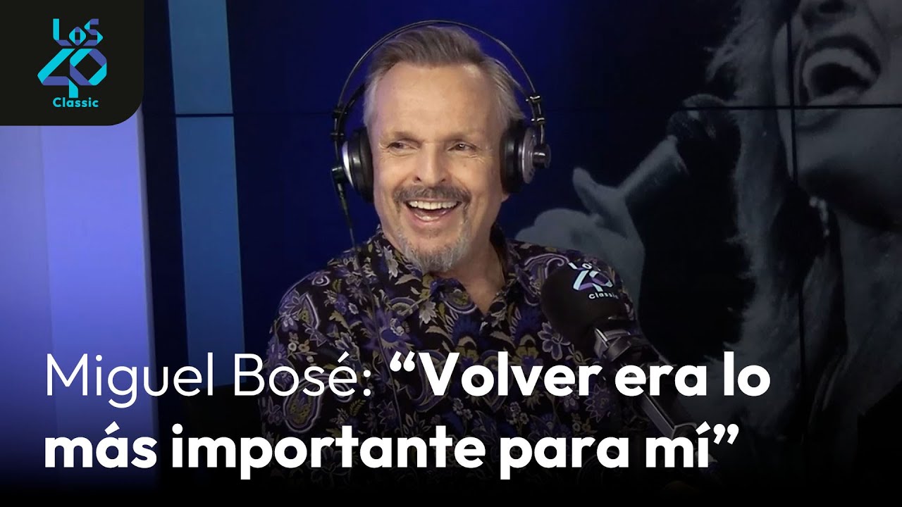 Entrevista con Miguel Bosé: “El único patrimonio que tengo es el de las ideas” | LOS40 Classic