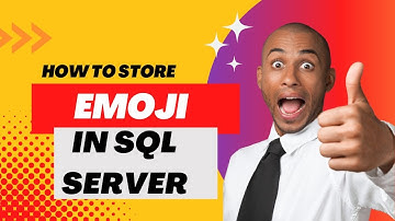 MySQL | how to store emoji in sql server 😍 🥰😀