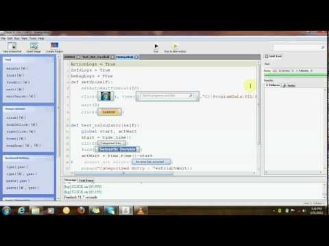 Find out time delay between Lexicon to Categorized Entry using Sikuli Script