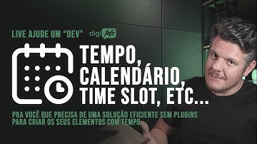 LIVE: Resolvendo o Controle de Agendamentos e TimeSlots no Bubble | Comunidade Digitalz