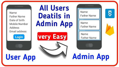 How to get all user login details in admin app in sketchware pro