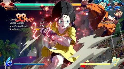 Videl / 21 / Yamcha TOD 4 bar start, level 1 sparking.