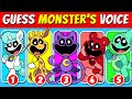 Guess the smiling critters voice poppy playtime characters compilation  quiz meme song