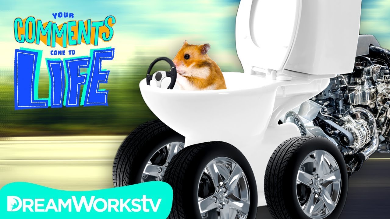Hamster in a Toilet Car DESTROYS DABBING | YOUR COMMENTS 