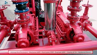 Multistage Diesel Engine Fire pump set