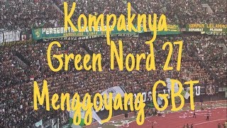 Action Bonek Green Nord Stand - Persebaya v Madura United | President Cup Semifinal 2019