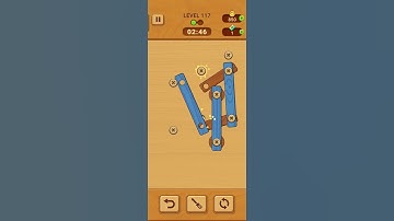 #level117 Woodle Wood Nuts And Bolts Screw Game Tricks #viral #games #shorts #video 🔥