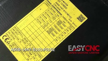www.easycnc.com In Stock Fast Delivery with Warranty A06B-1447-B101#0102 Fanuc Motor