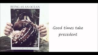 Video thumbnail of "Being As An Ocean - The Hardest Part... [Lyrics]"