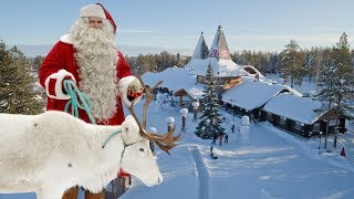 Best of videos of Santa Claus Village in Rovaniemi Lapland Father Christmas in Finland Arctic Circle