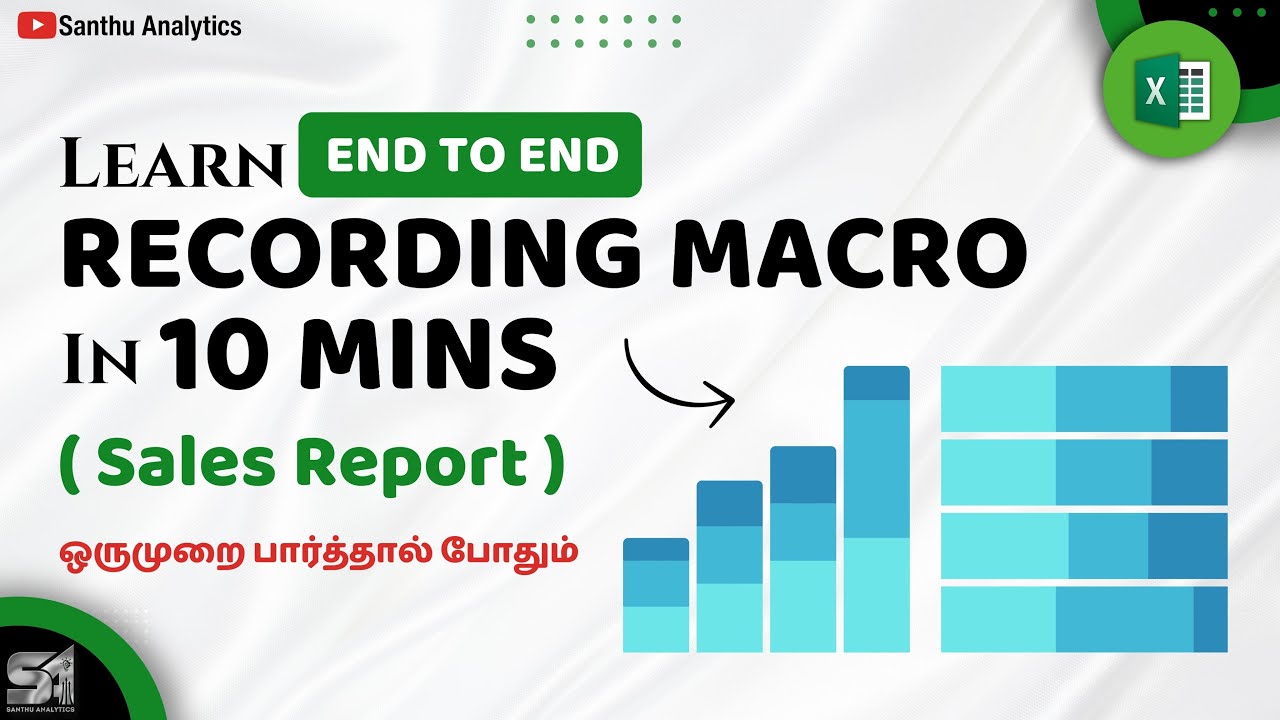 VBA Macro #34 - 10 Minute Excel Macro Tutorial: Automate Your Sales Report Tasks Easily| Learn Macro