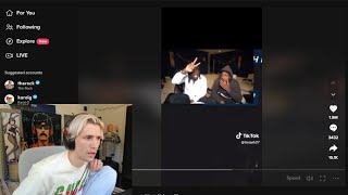 xQc reacts to Police Chase Suspect watching Kai Cenat while driving