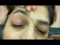 how to do threading in Hindi/Pooja Chaudhary khushi makeovers in moradabad up