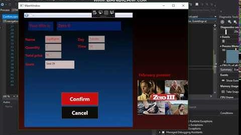Learning C#, XAML, WPF, first normal program example.