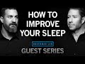 Dr matt walker protocols to improve your sleep  huberman lab guest series
