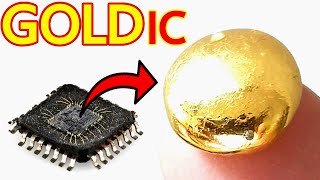 How GOLD is made Unveiling the Process of Gold Extraction from IC Chips