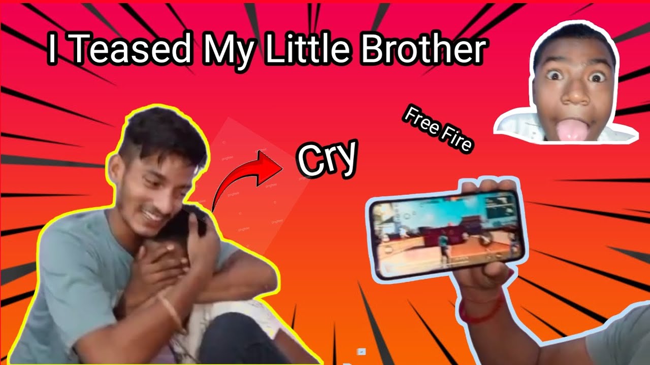 I Teased My Little Brother 😂 || He is Crying 😭 || - YouTube