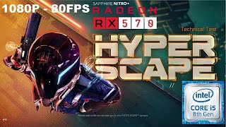 Hyper Scape Battle royale on RX 570