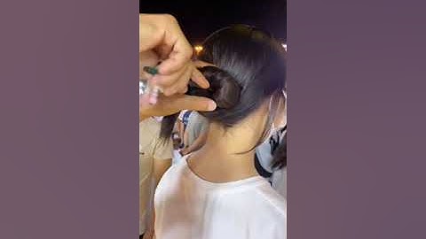 Tips búi tóc bằng trâm cổ trang  #tramcaitoc #tipsbuitoc #tocdep