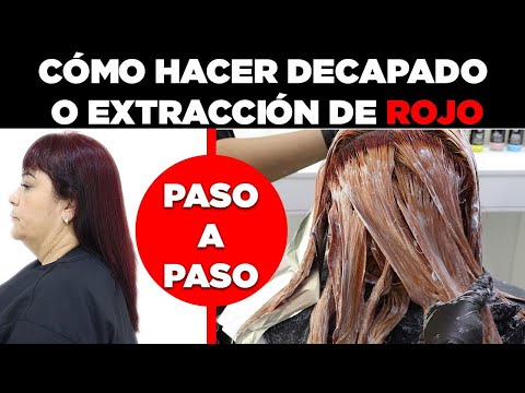 Video: 3 formas de quitar el rojo del cabello