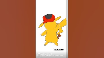 How to draw Pikachu using python turtle graphics code #pythonprojects #pythonturtlegraphics #shorts