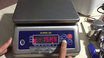 🔴 HƯỚNG DẪN HIỆU CHUẨN CÂN SUPER SS  - Calibration Super SS (Jadever - Taiwan)