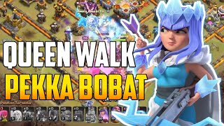 RATAAAA..!!!! Attack Th 11 Queen Walk | PEKKA BOWLER WITCH BATS SPELL (PEKKA BOBAT) | COC INDONESIA