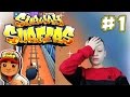 Subway Surfers #1 - escaping the police and his vicious dog | KID GAMING