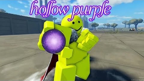 IMAGINARY TECHNIQUE HOLLOW PURPLE 🟣 | jump showdown