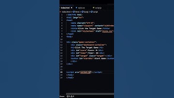 Target clicking game create in [HTML, CSS & JS] programming #asmr #programming #htmlcssjs #shorts