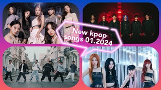 my favorite new kpop songs from January 2024