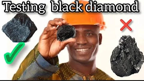 Testing Real black diamond carbonado at Home / simple guide 