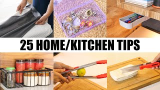 25 घर और किचन की टिप्स | 25 Useful Home & Kitchen Tips/Hacks