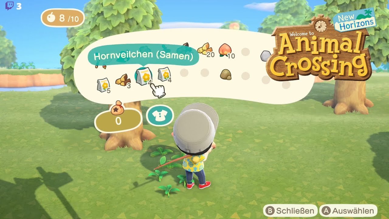 Animal Crossing New Horizons 12 Blumen In Atlantis Youtube