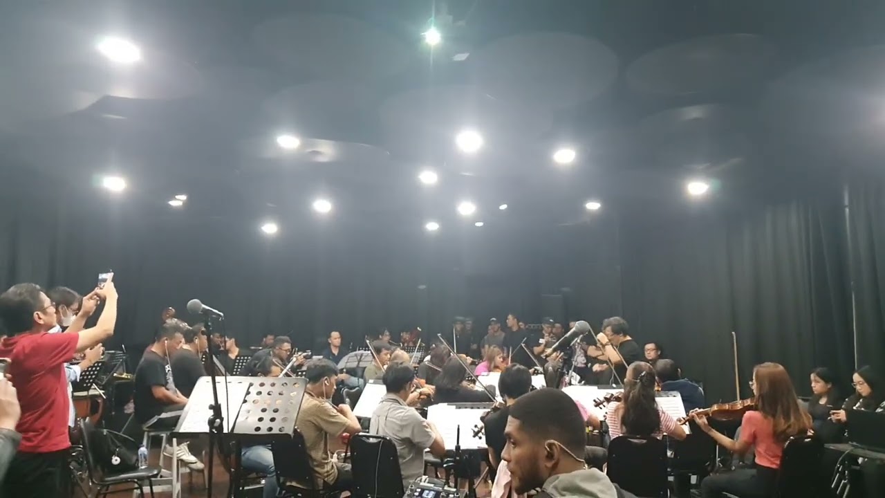 Burgerkill Hollow rehearsal with Erwin Gutawa Orchestra..