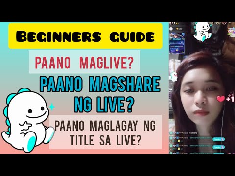 [Bigo Live] Paano maglive sa bigo ? | Beginners Guide