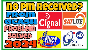 HOW TO REQUEST NEW PIN FROM GCASH | NO PIN RECEIVED CIGNAL GSAT SATLITE