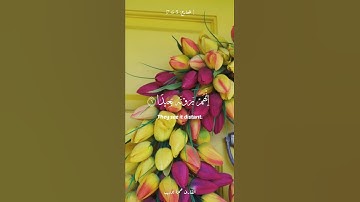 فاصبر صبرا جميلا انهم يرونه بعيدا ونراه قريبا | القارئ حمزة بوديب