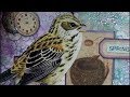 Mixed Media Art Tag - Spring Time