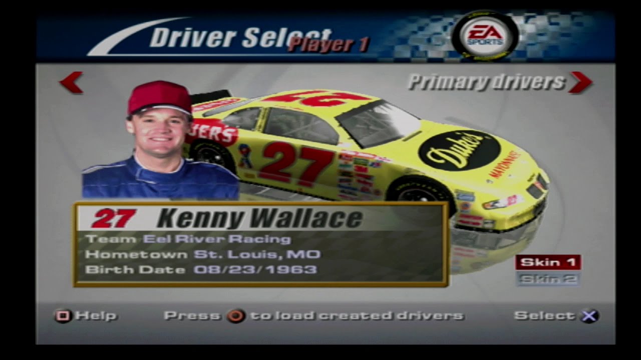 NASCAR Thunder 2002 Kenny Wallace Watkins Glen YouTube