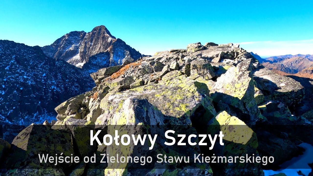 Kołowy Szczyt - wejście od Zielonego Stawu Kieżmarskiego