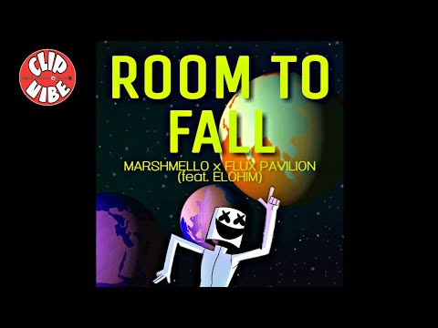 Marshmello x Flux Pavilion - Room To Fall (feat. ELOHIM) [lyric video]