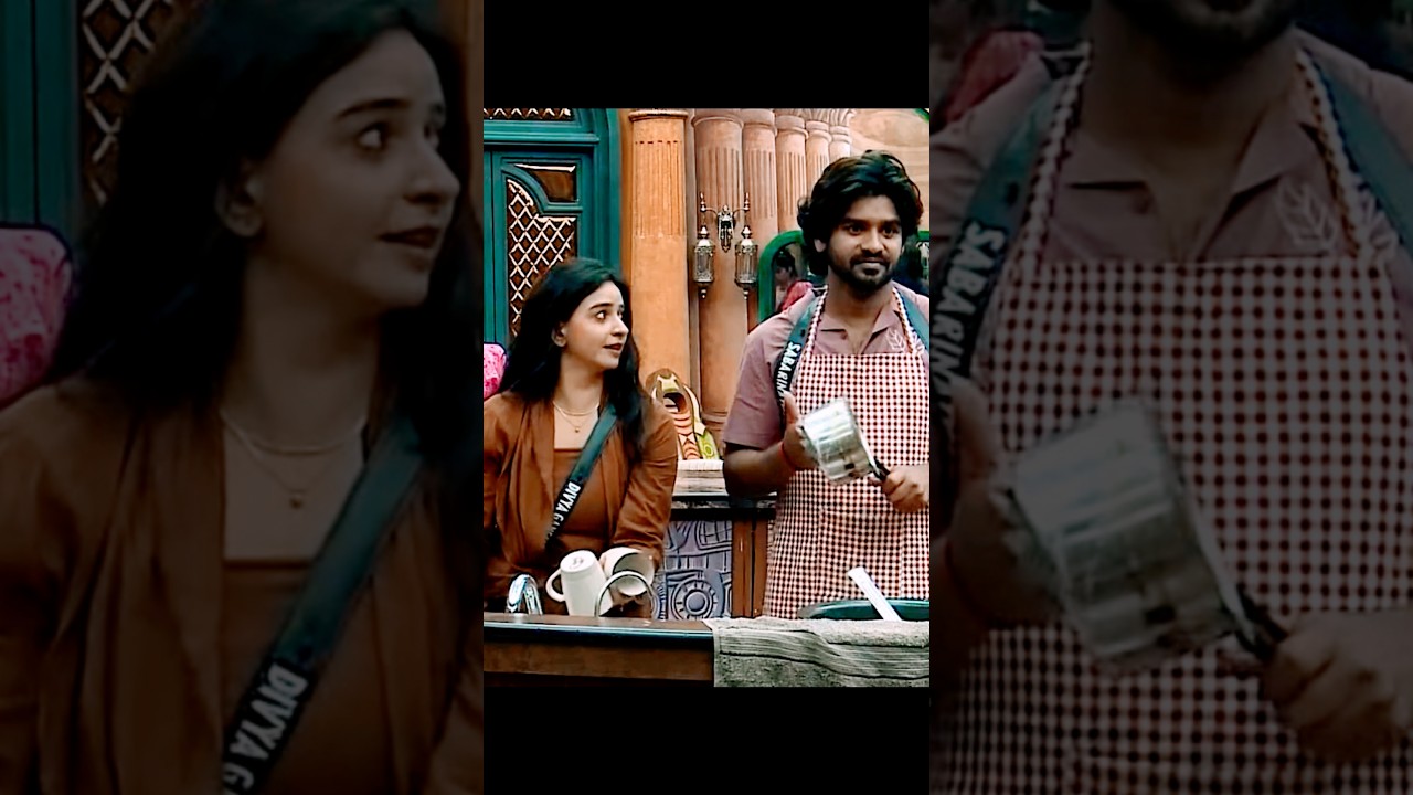 Sabari Dhivya ரொம்ப Cute Pair ஆகா இருக்காங்களே..😍#biggboss9tamil #shorts #sabari #dhivya #tamil